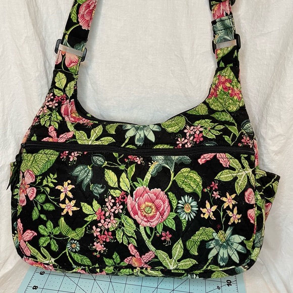 ๐ Vera Bradley Large Floral Shoulder Bag with Adjustable Strap. ๐ - Picture 3 of 13